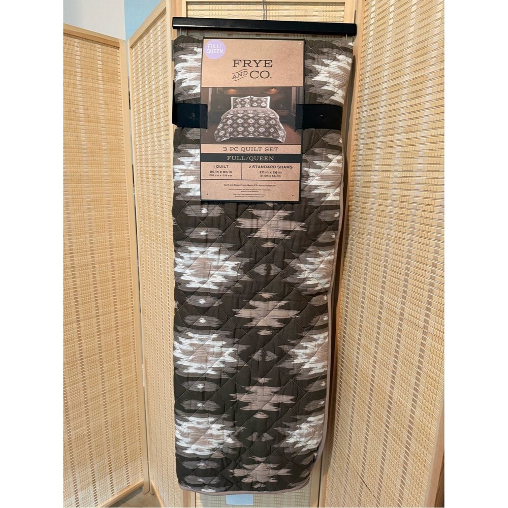 Frye & Co. Full/Queen Quilted 3-Piece Set